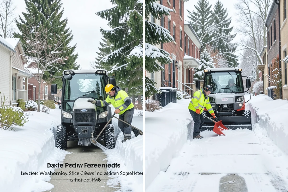 Condominium Sidewalk Clearing in Renton, King County, WA - Review association maps to identify all common-element walkways