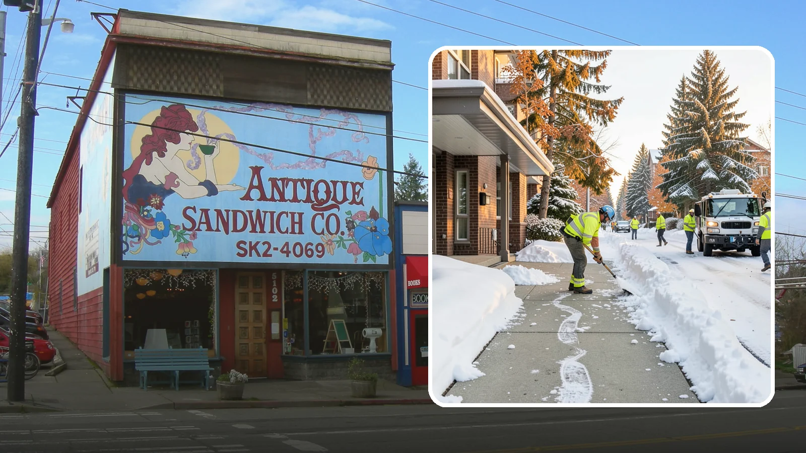 Condominium Sidewalk Clearing in Ruston, Pierce County, WA - Common-area walkway clearing for Western Washington condominium associations that keeps shared entries and connector paths safe...