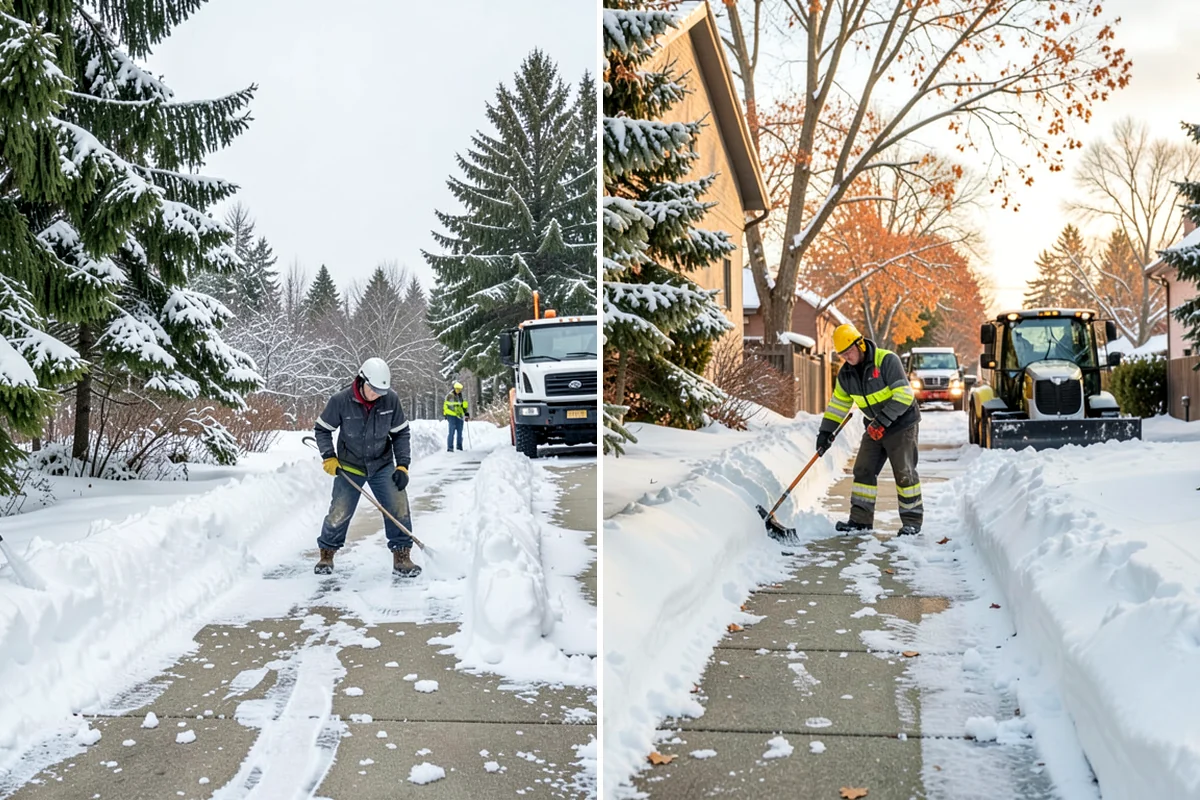 Condominium Sidewalk Clearing in SeaTac, King County, WA - Review association maps to identify all common-element walkways