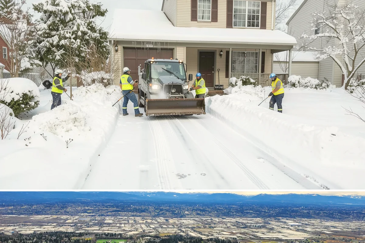 Condominium Sidewalk Clearing in SeaTac, King County, WA - Condo associations see the greatest need from late fall through February, when freezing rain and refreeze cycles glaze shared...