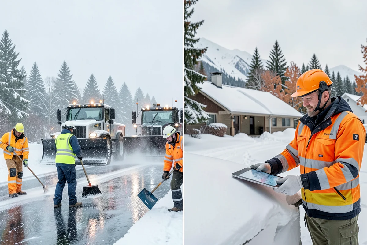 Condominium Sidewalk Clearing in Sedro-Woolley, Skagit County, WA - Review association maps to identify all common-element walkways