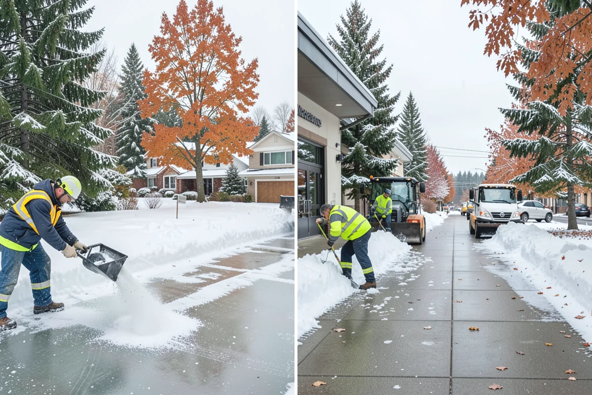 Condominium Sidewalk Clearing in South Prairie, Pierce County, WA - Review association maps to identify all common-element walkways