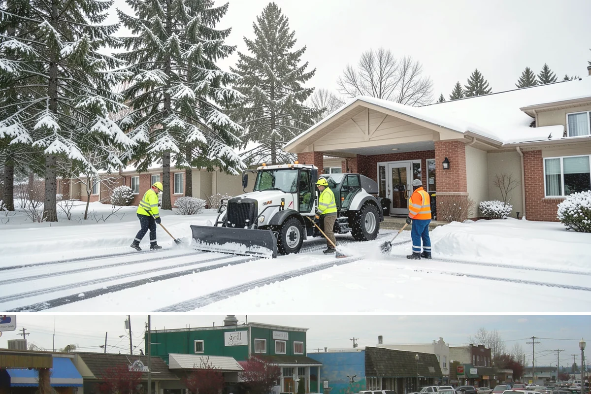 Condominium Sidewalk Clearing in Stanwood, Snohomish County, WA - Condo associations see the greatest need from late fall through February, when freezing rain and refreeze cycles glaze shared...