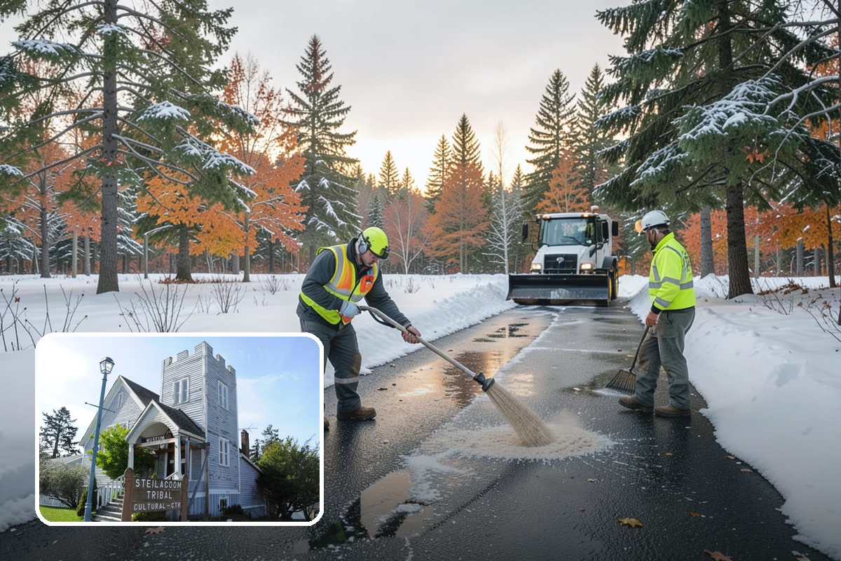 Condominium Sidewalk Clearing in Steilacoom, Pierce County, WA - Fulfills the board's common-area maintenance obligation cleanly