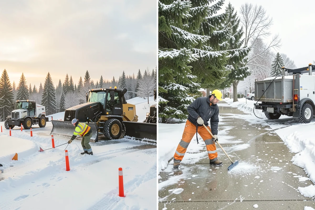 Condominium Sidewalk Clearing in Steilacoom, Pierce County, WA - Review association maps to identify all common-element walkways