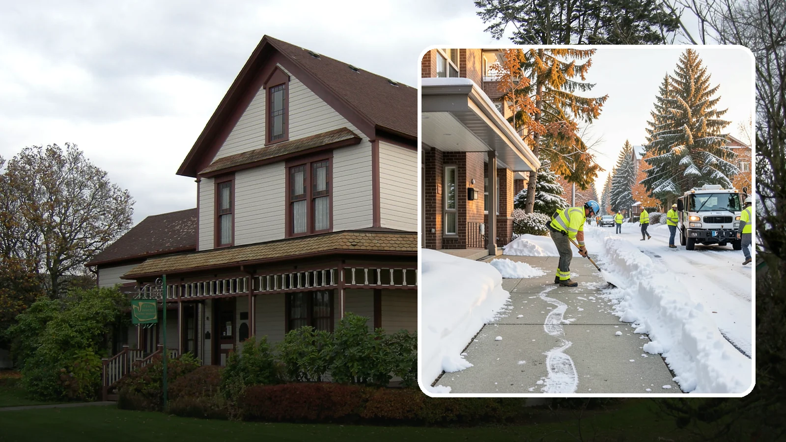 Condominium Sidewalk Clearing in Sumner, Pierce County, WA - Common-area walkway clearing for Western Washington condominium associations that keeps shared entries and connector paths safe...