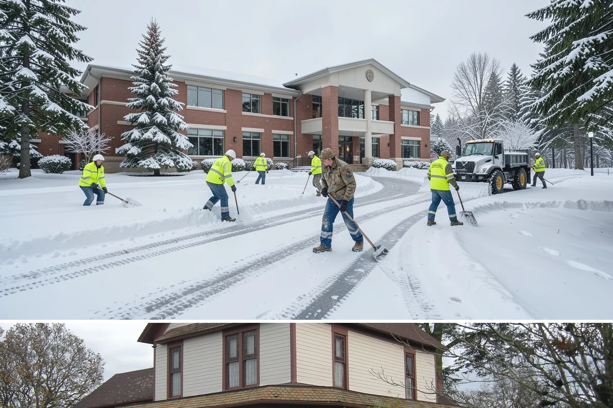 Condominium Sidewalk Clearing in Sumner, Pierce County, WA - Condo associations see the greatest need from late fall through February, when freezing rain and refreeze cycles glaze shared...