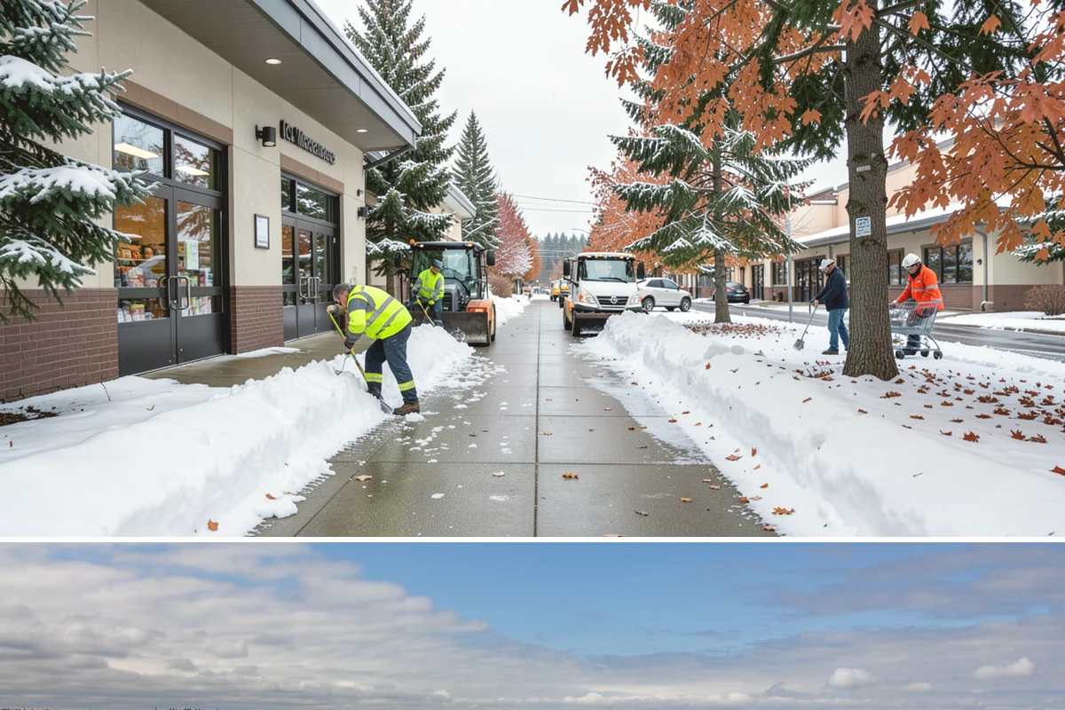 Condominium Sidewalk Clearing in University Place, Pierce County, WA - Condo associations see the greatest need from late fall through February, when freezing rain and refreeze cycles glaze shared...