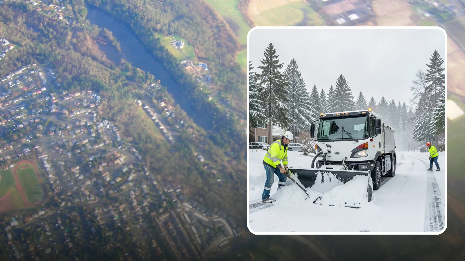 Condominium Snow Plowing in Algona, King County, WA - We plow condominium drive lanes, deeded parking, and entry courts so owners and their guests keep safe footing during a snow...