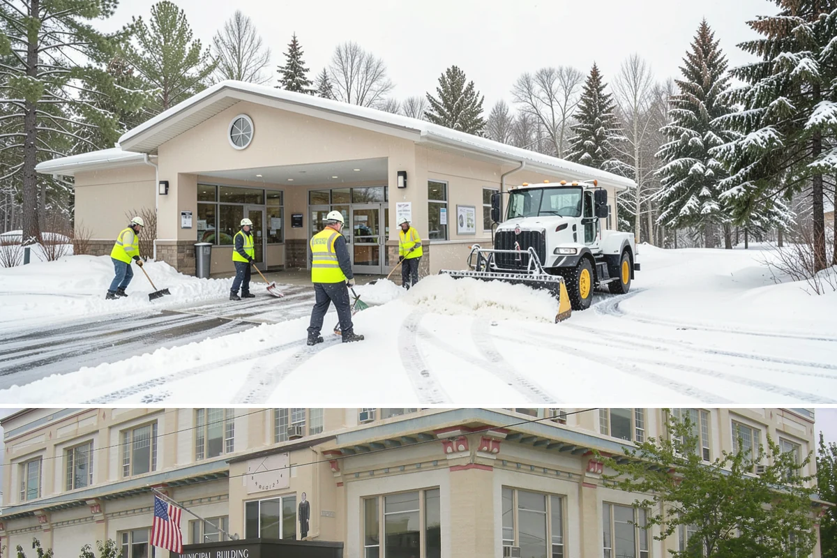 Condominium Snow Plowing in Anacortes, Skagit County, WA - Get on the schedule in autumn so your association is covered before the first freeze locks the courtyards in ice.
