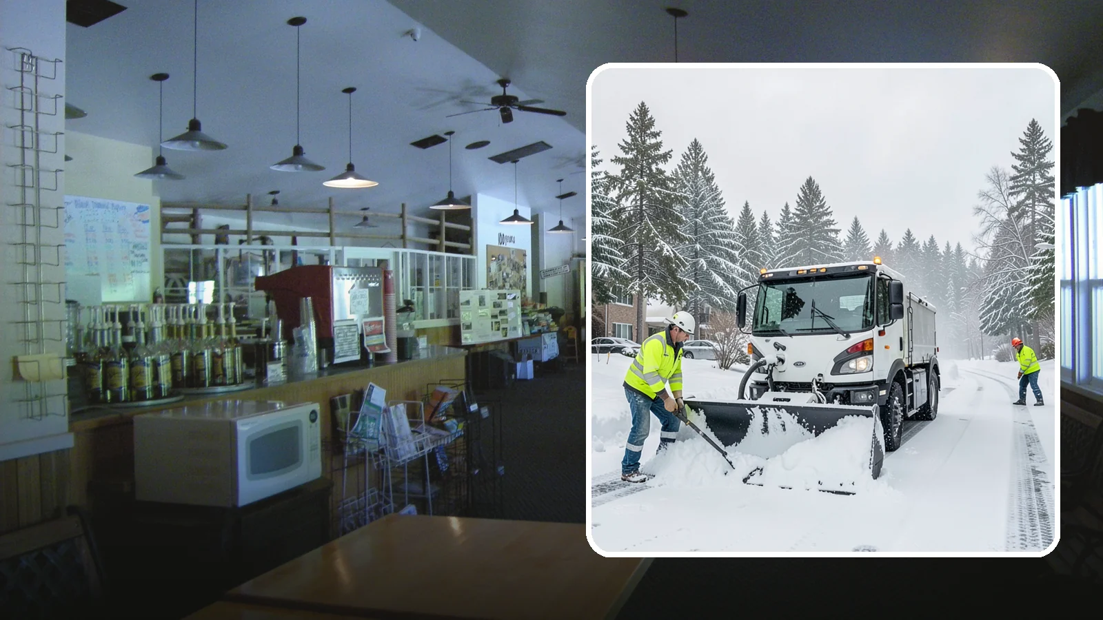 Condominium Snow Plowing in Black Diamond, King County, WA - We plow condominium drive lanes, deeded parking, and entry courts so owners and their guests keep safe footing during a snow...