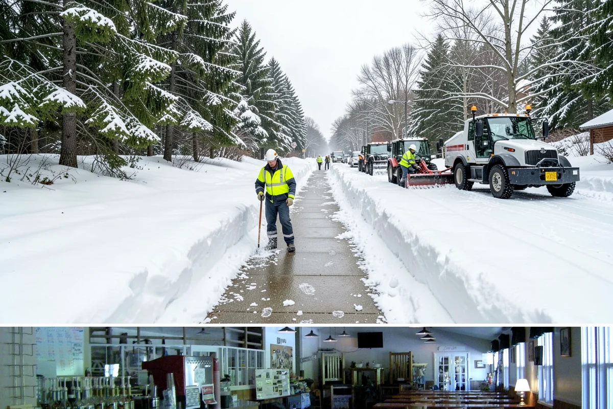 Condominium Snow Plowing in Black Diamond, King County, WA - Get on the schedule in autumn so your association is covered before the first freeze locks the courtyards in ice.