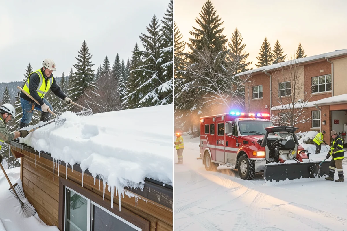 Condominium Snow Plowing in Brier, Snohomish County, WA - Review the site plan to separate deeded stalls from common lanes and visitor parking