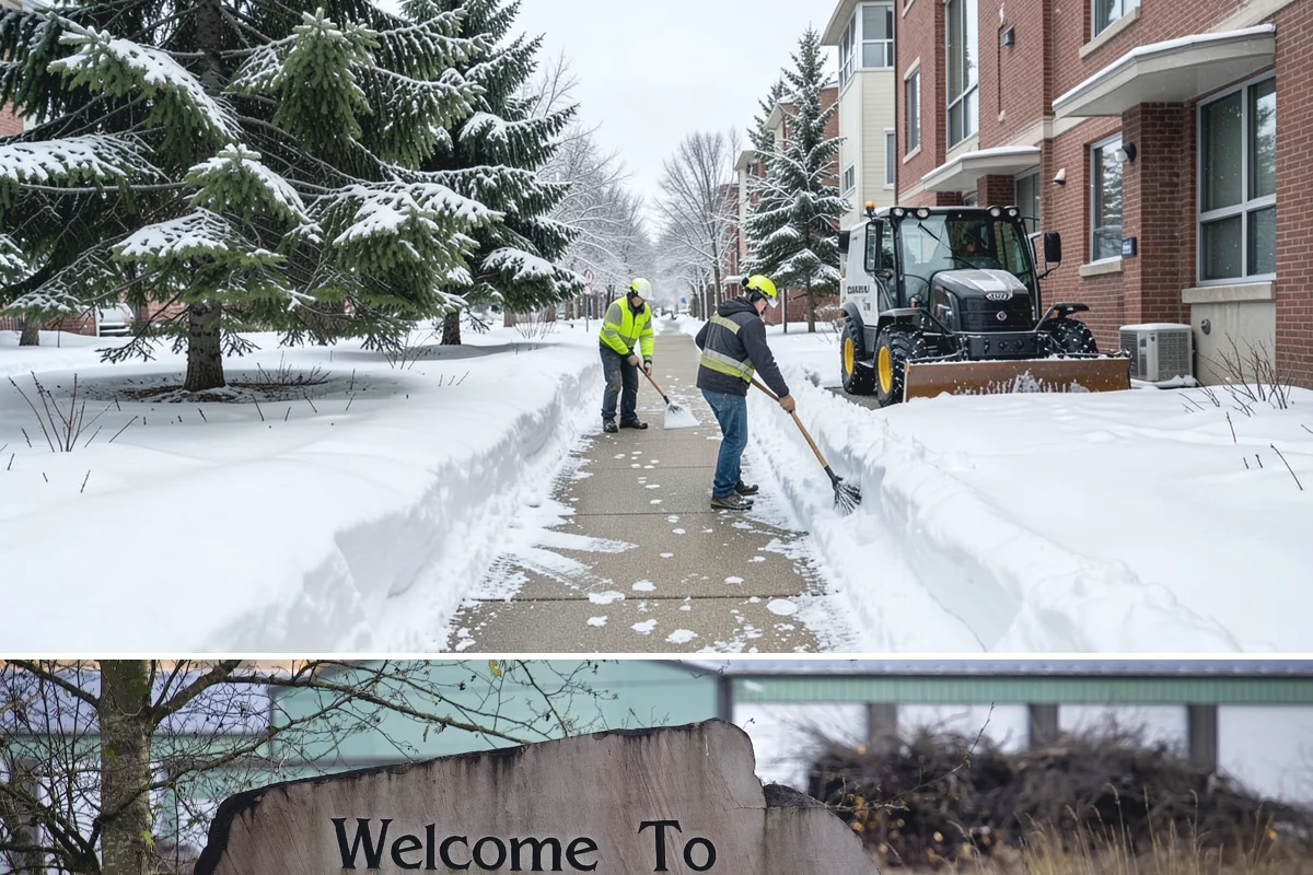 Condominium Snow Plowing in Buckley, Pierce County, WA - Get on the schedule in autumn so your association is covered before the first freeze locks the courtyards in ice.