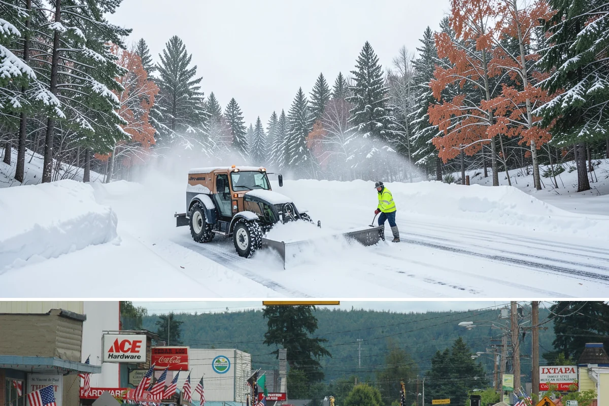 Condominium Snow Plowing in Carnation, King County, WA - Get on the schedule in autumn so your association is covered before the first freeze locks the courtyards in ice.