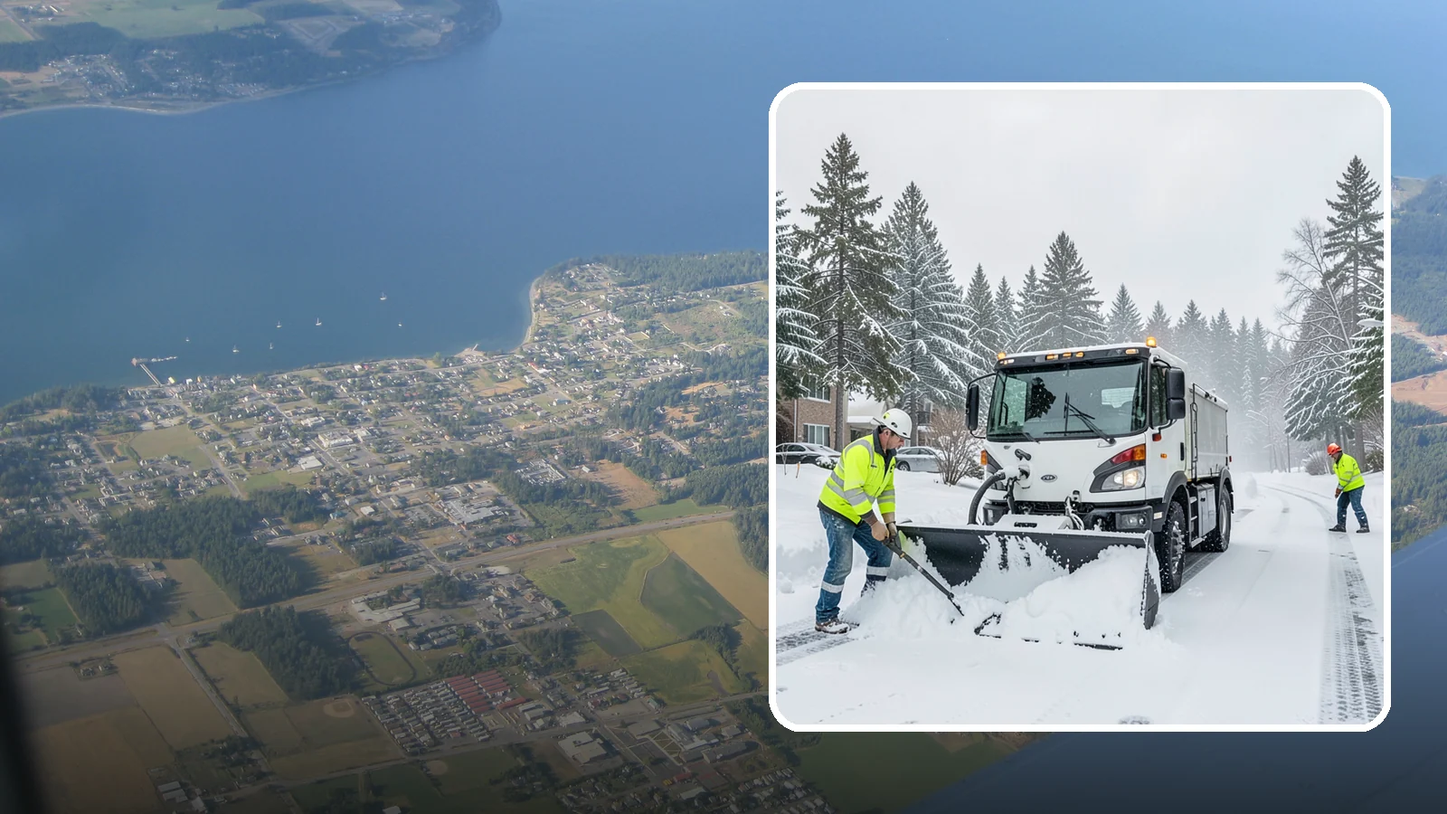 Condominium Snow Plowing in Coupeville, Island County, WA - We plow condominium drive lanes, deeded parking, and entry courts so owners and their guests keep safe footing during a snow...