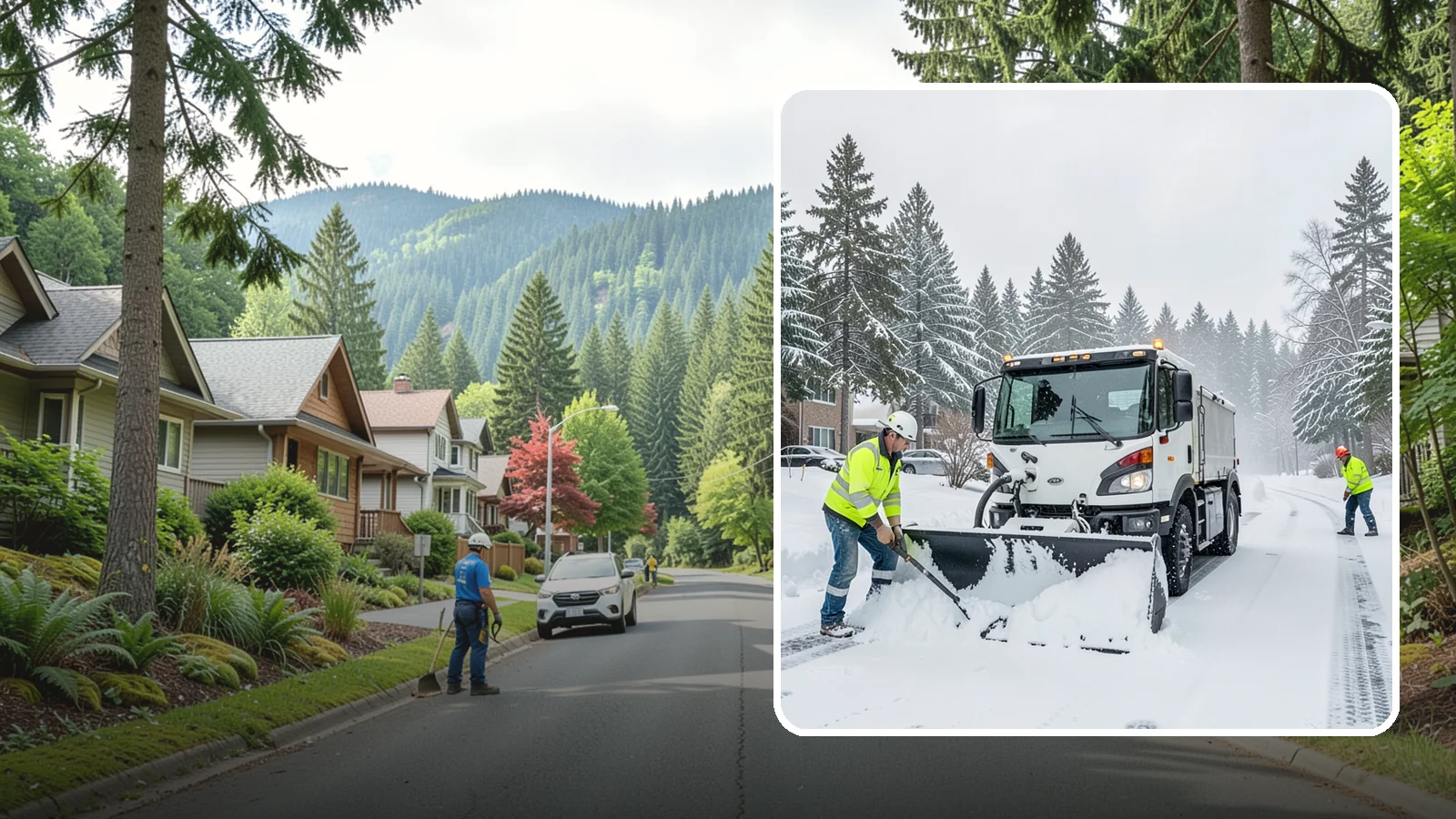 Condominium Snow Plowing in Darrington, Snohomish County, WA - We plow condominium drive lanes, deeded parking, and entry courts so owners and their guests keep safe footing during a snow...