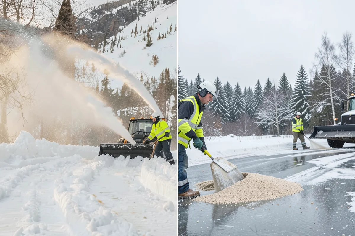 Condominium Snow Plowing in Darrington, Snohomish County, WA - Review the site plan to separate deeded stalls from common lanes and visitor parking