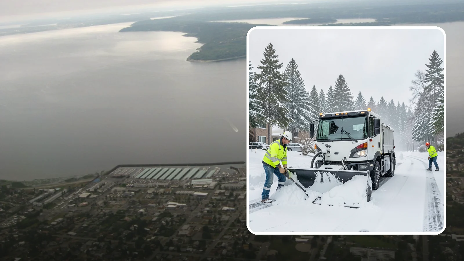 Condominium Snow Plowing in Des Moines, King County, WA - We plow condominium drive lanes, deeded parking, and entry courts so owners and their guests keep safe footing during a snow...