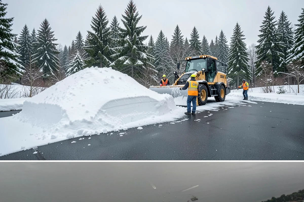 Condominium Snow Plowing in Des Moines, King County, WA - Get on the schedule in autumn so your association is covered before the first freeze locks the courtyards in ice.