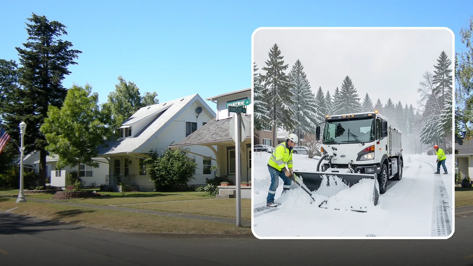 Condominium Snow Plowing in DuPont, Pierce County, WA - We plow condominium drive lanes, deeded parking, and entry courts so owners and their guests keep safe footing during a snow...