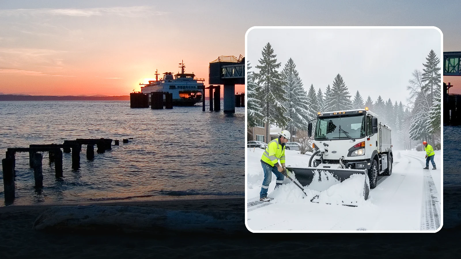 Condominium Snow Plowing in Edmonds, Snohomish County, WA - We plow condominium drive lanes, deeded parking, and entry courts so owners and their guests keep safe footing during a snow...