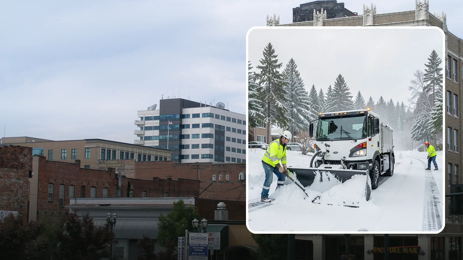 Condominium Snow Plowing in Everett, Snohomish County, WA - We plow condominium drive lanes, deeded parking, and entry courts so owners and their guests keep safe footing during a snow...