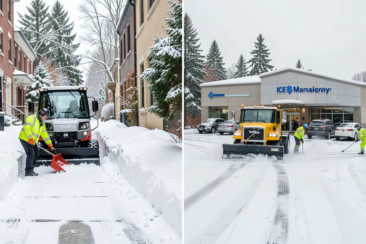 Condominium Snow Plowing in Everett, Snohomish County, WA - Review the site plan to separate deeded stalls from common lanes and visitor parking