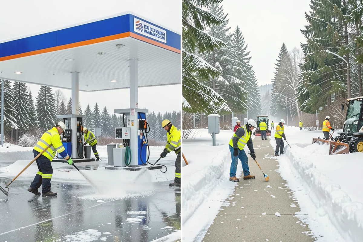 Condominium Snow Plowing in Fife, Pierce County, WA - Review the site plan to separate deeded stalls from common lanes and visitor parking
