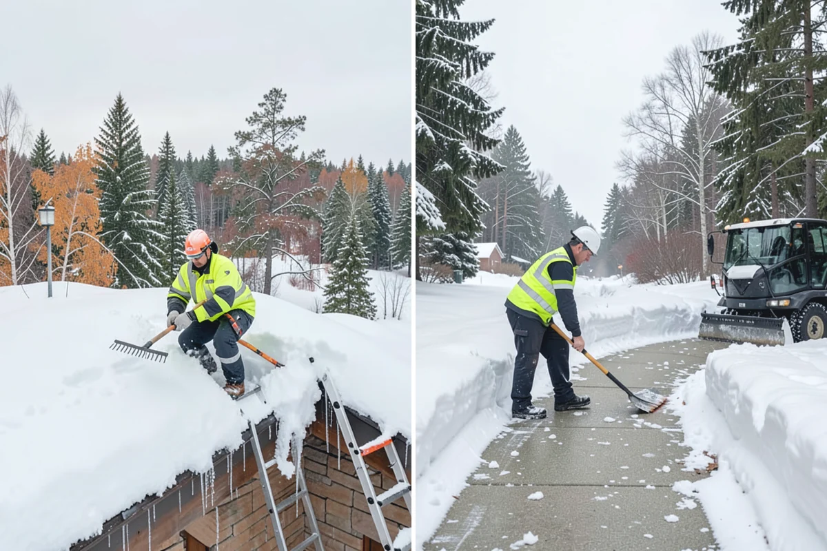 Condominium Snow Plowing in Gold Bar, Snohomish County, WA - Review the site plan to separate deeded stalls from common lanes and visitor parking