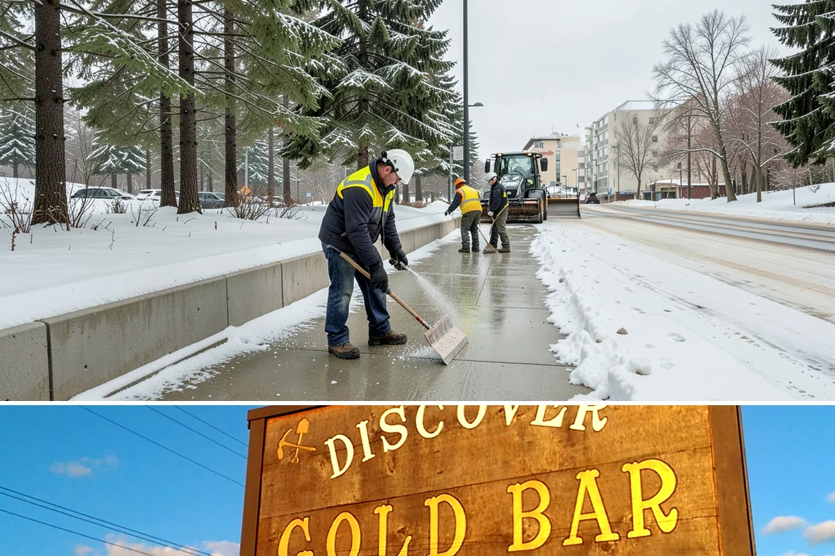 Condominium Snow Plowing in Gold Bar, Snohomish County, WA - Get on the schedule in autumn so your association is covered before the first freeze locks the courtyards in ice.