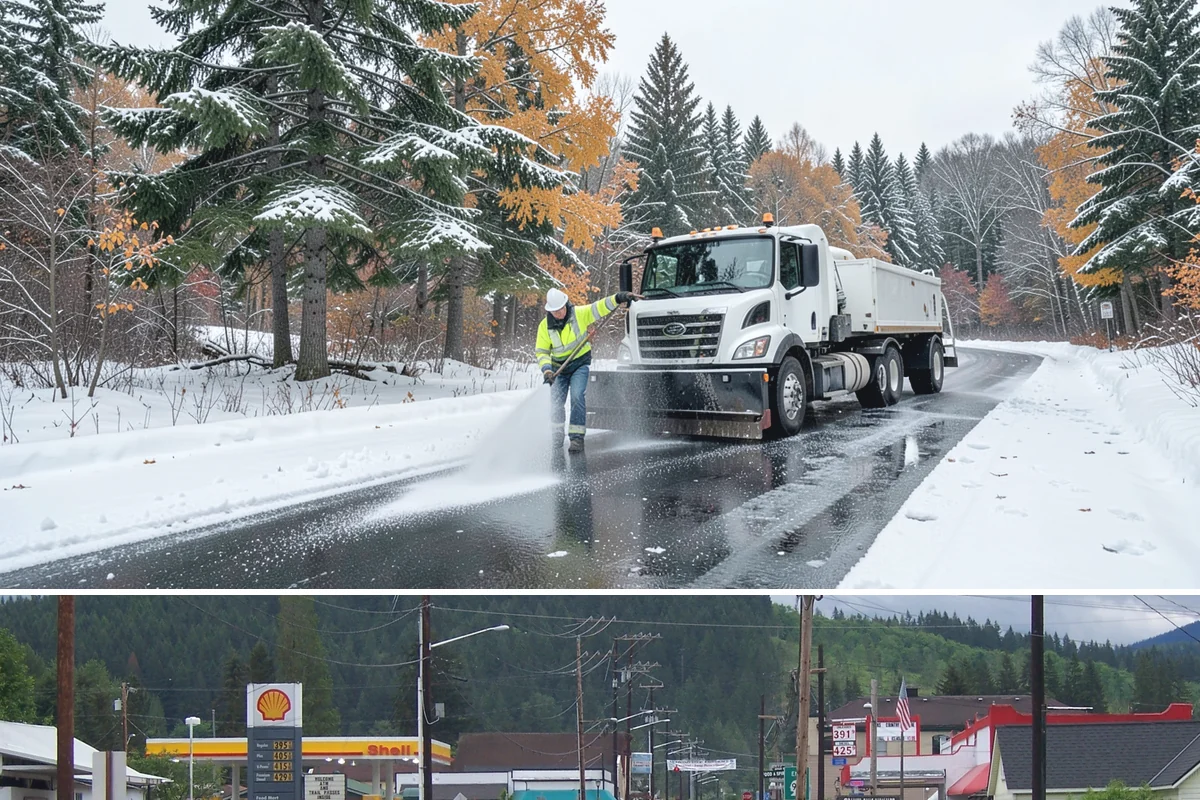 Condominium Snow Plowing in Granite Falls, Snohomish County, WA - Get on the schedule in autumn so your association is covered before the first freeze locks the courtyards in ice.