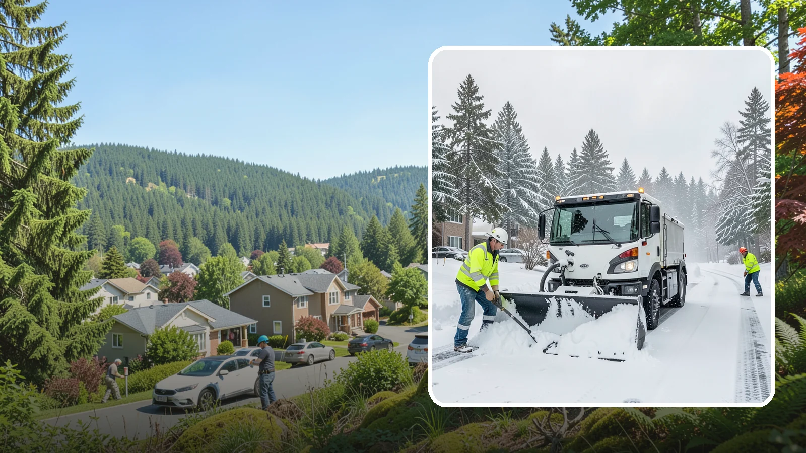 Condominium Snow Plowing in Index, Snohomish County, WA - We plow condominium drive lanes, deeded parking, and entry courts so owners and their guests keep safe footing during a snow...
