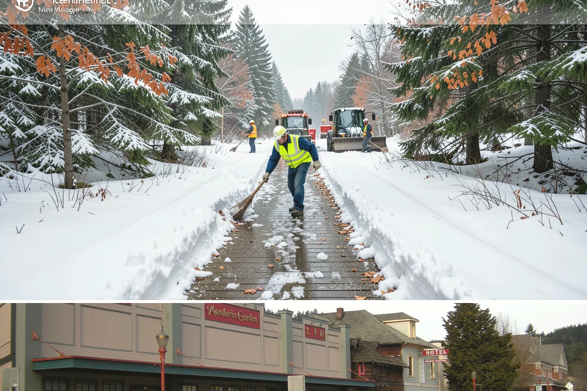 Condominium Snow Plowing in Issaquah, King County, WA - Get on the schedule in autumn so your association is covered before the first freeze locks the courtyards in ice.
