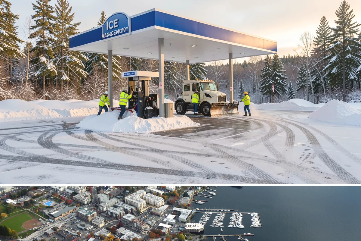 Condominium Snow Plowing in Kirkland, King County, WA - Get on the schedule in autumn so your association is covered before the first freeze locks the courtyards in ice.