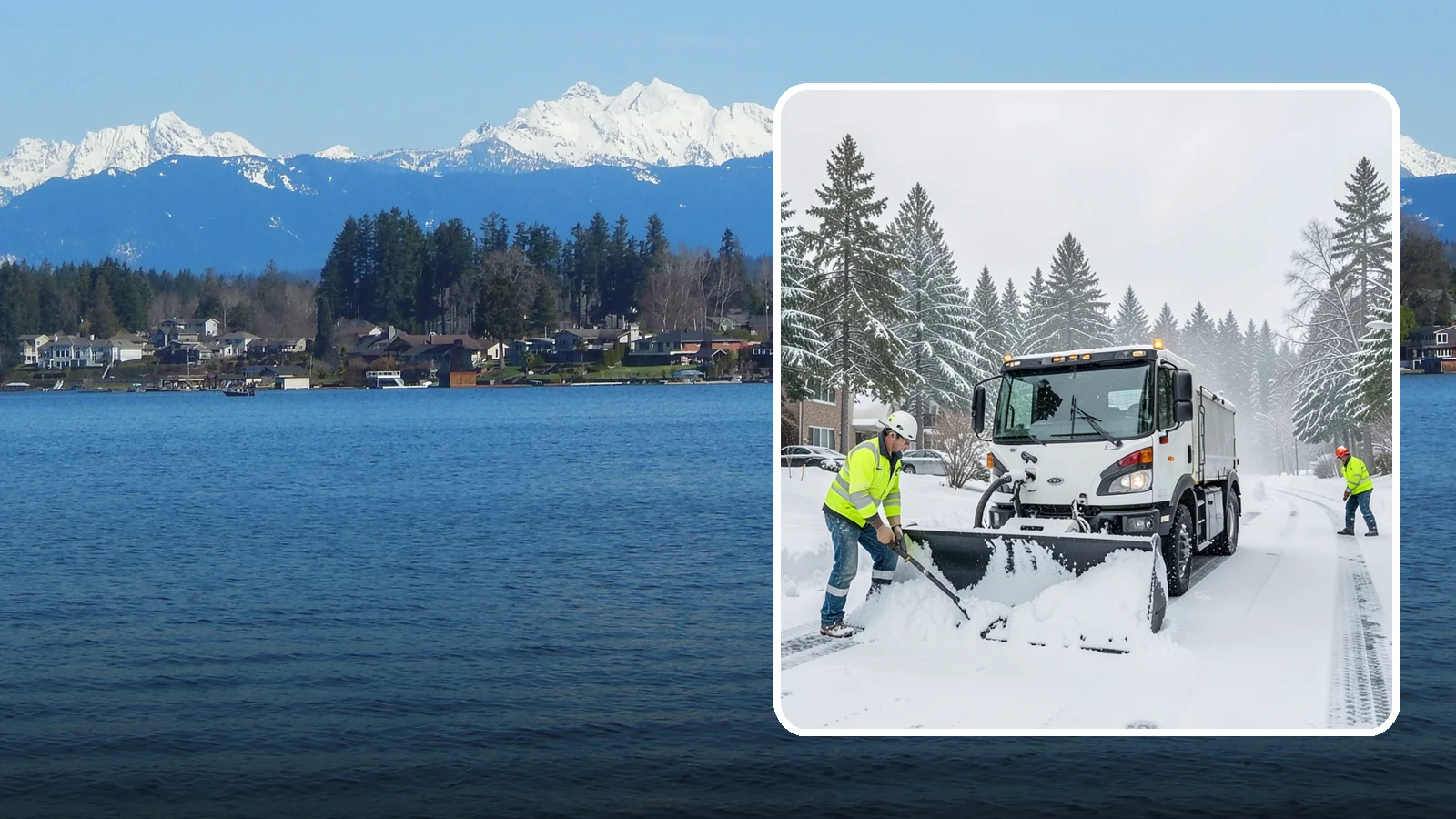 Condominium Snow Plowing in Lake Stevens, Snohomish County, WA - We plow condominium drive lanes, deeded parking, and entry courts so owners and their guests keep safe footing during a snow...