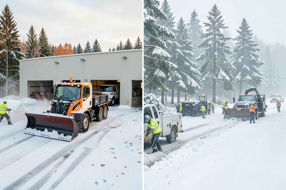 Condominium Snow Plowing in Lakewood, Pierce County, WA - Review the site plan to separate deeded stalls from common lanes and visitor parking