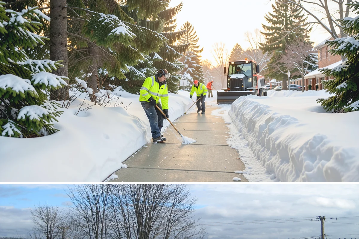 Condominium Snow Plowing in Langley, Island County, WA - Get on the schedule in autumn so your association is covered before the first freeze locks the courtyards in ice.