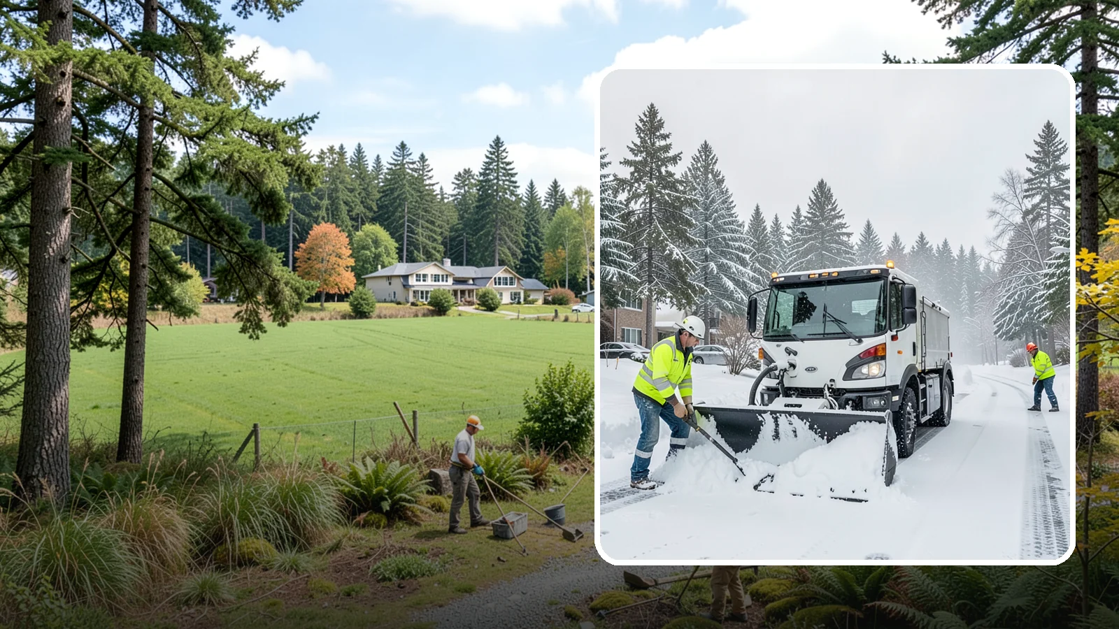 Condominium Snow Plowing in Lyman, Skagit County, WA - We plow condominium drive lanes, deeded parking, and entry courts so owners and their guests keep safe footing during a snow...