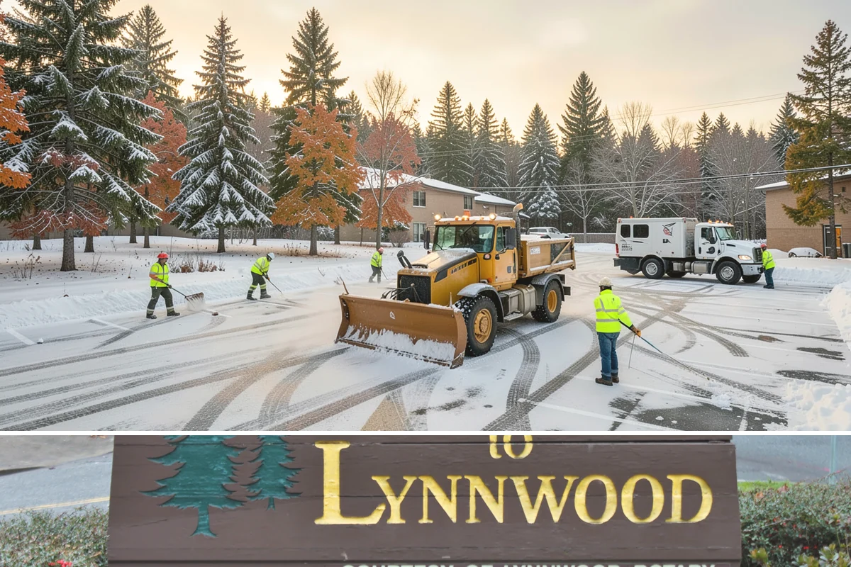 Condominium Snow Plowing in Lynnwood, Snohomish County, WA - Get on the schedule in autumn so your association is covered before the first freeze locks the courtyards in ice.