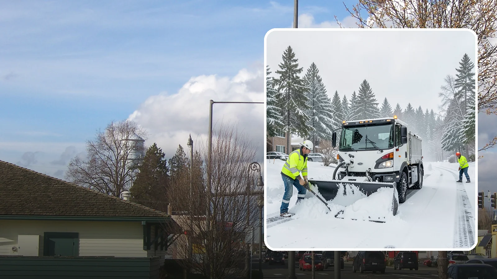 Condominium Snow Plowing in Marysville, Snohomish County, WA - We plow condominium drive lanes, deeded parking, and entry courts so owners and their guests keep safe footing during a snow...