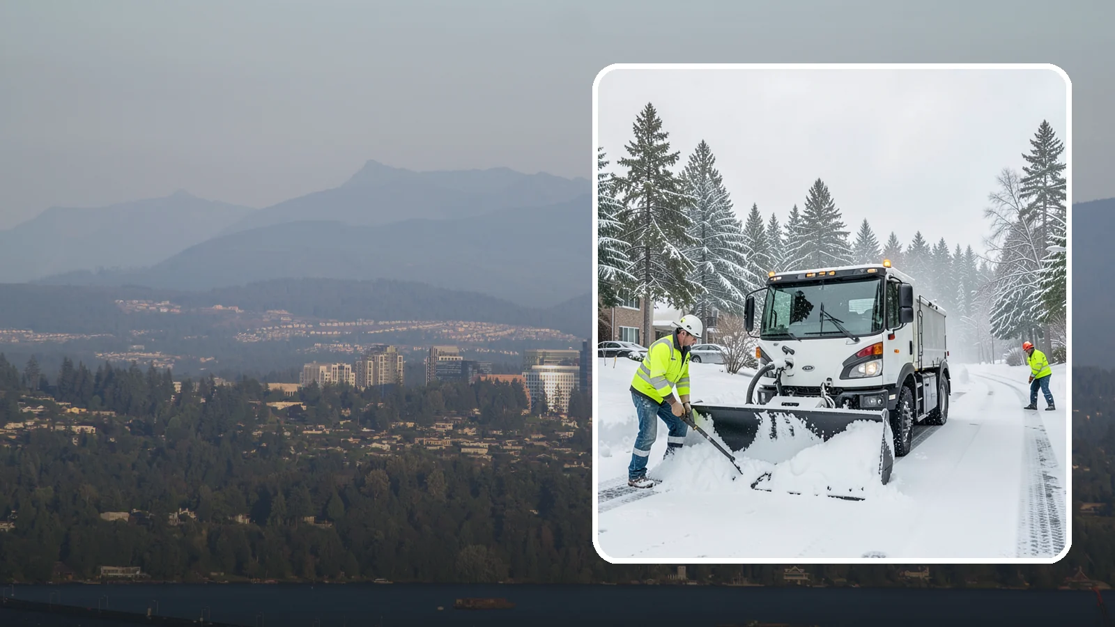 Condominium Snow Plowing in Medina, King County, WA - We plow condominium drive lanes, deeded parking, and entry courts so owners and their guests keep safe footing during a snow...