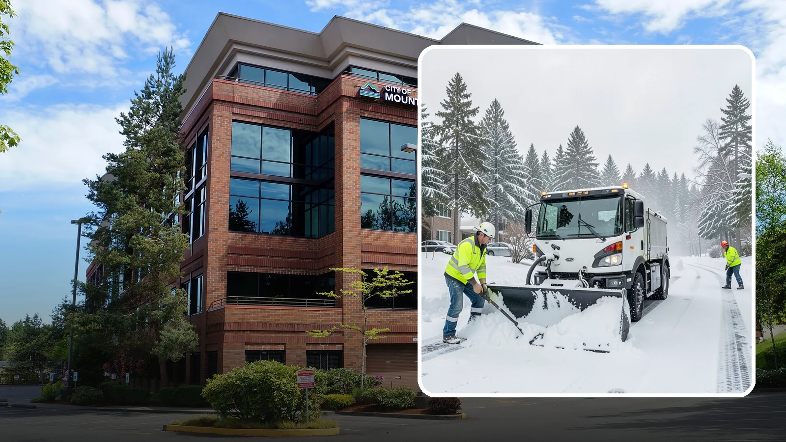 Condominium Snow Plowing in Mountlake Terrace, Snohomish County, WA - We plow condominium drive lanes, deeded parking, and entry courts so owners and their guests keep safe footing during a snow...