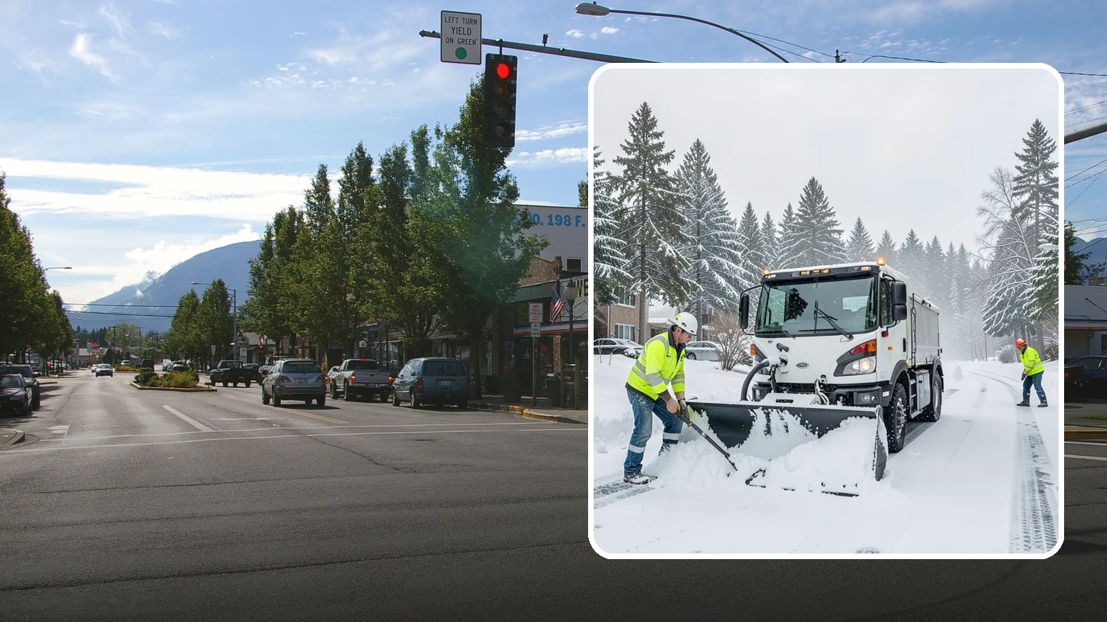 Condominium Snow Plowing in North Bend, King County, WA - We plow condominium drive lanes, deeded parking, and entry courts so owners and their guests keep safe footing during a snow...