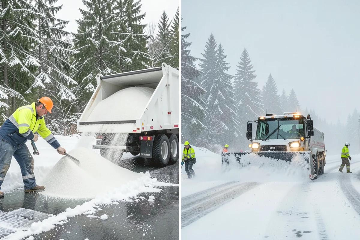 Condominium Snow Plowing in Ruston, Pierce County, WA - Review the site plan to separate deeded stalls from common lanes and visitor parking