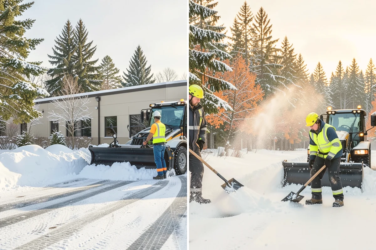 Condominium Snow Plowing in Sammamish, King County, WA - Review the site plan to separate deeded stalls from common lanes and visitor parking