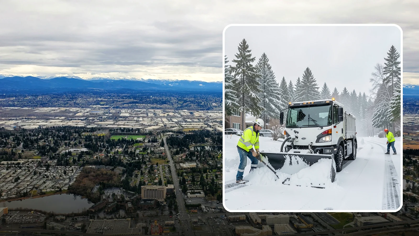 Condominium Snow Plowing in SeaTac, King County, WA - We plow condominium drive lanes, deeded parking, and entry courts so owners and their guests keep safe footing during a snow...
