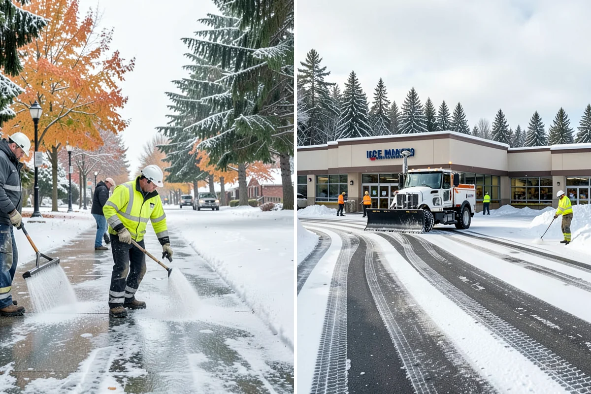 Condominium Snow Plowing in SeaTac, King County, WA - Review the site plan to separate deeded stalls from common lanes and visitor parking