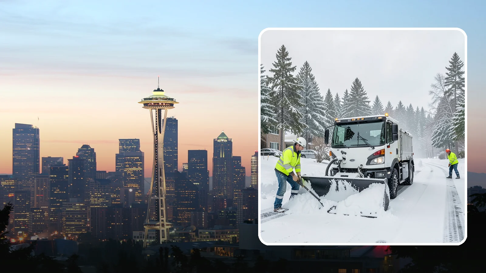 Condominium Snow Plowing in Seattle, King County, WA - We plow condominium drive lanes, deeded parking, and entry courts so owners and their guests keep safe footing during a snow...