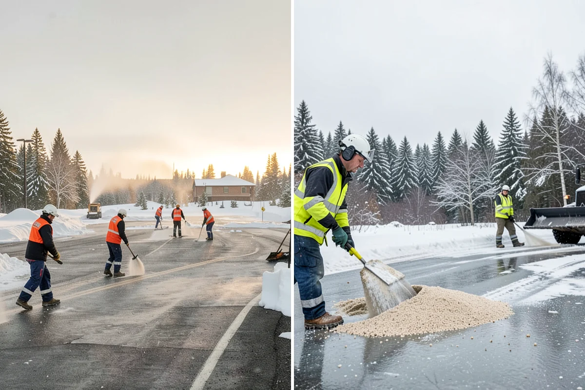 Condominium Snow Plowing in Shoreline, King County, WA - Review the site plan to separate deeded stalls from common lanes and visitor parking